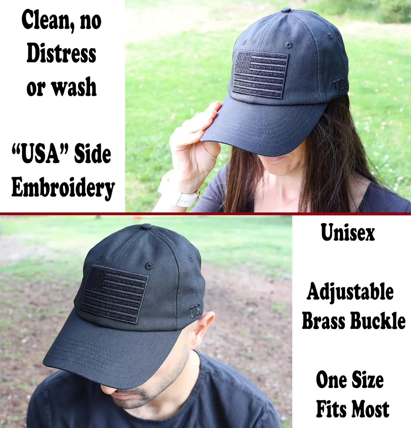 Antourage American Flag Unisex Baseball Hat for Men and Women | USA Flag Mesh Snapback Flat Visor Cap   2 Patriotic Patches