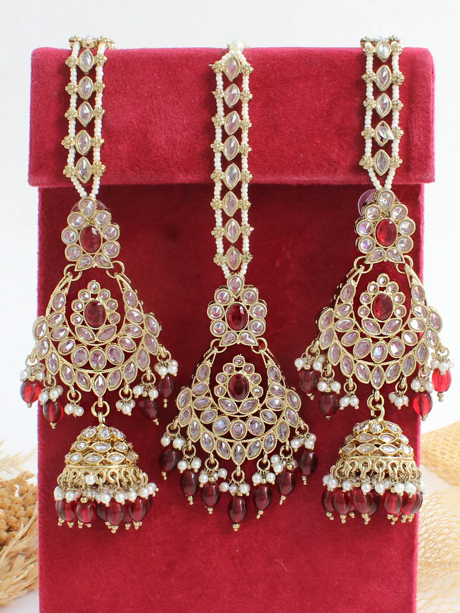 Ayeza Earrings & Tikka