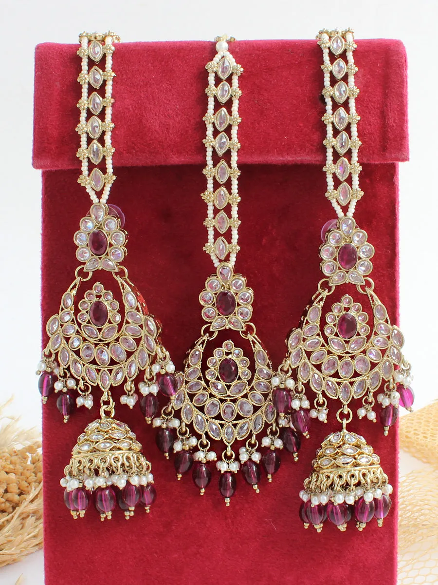 Ayeza Earrings & Tikka