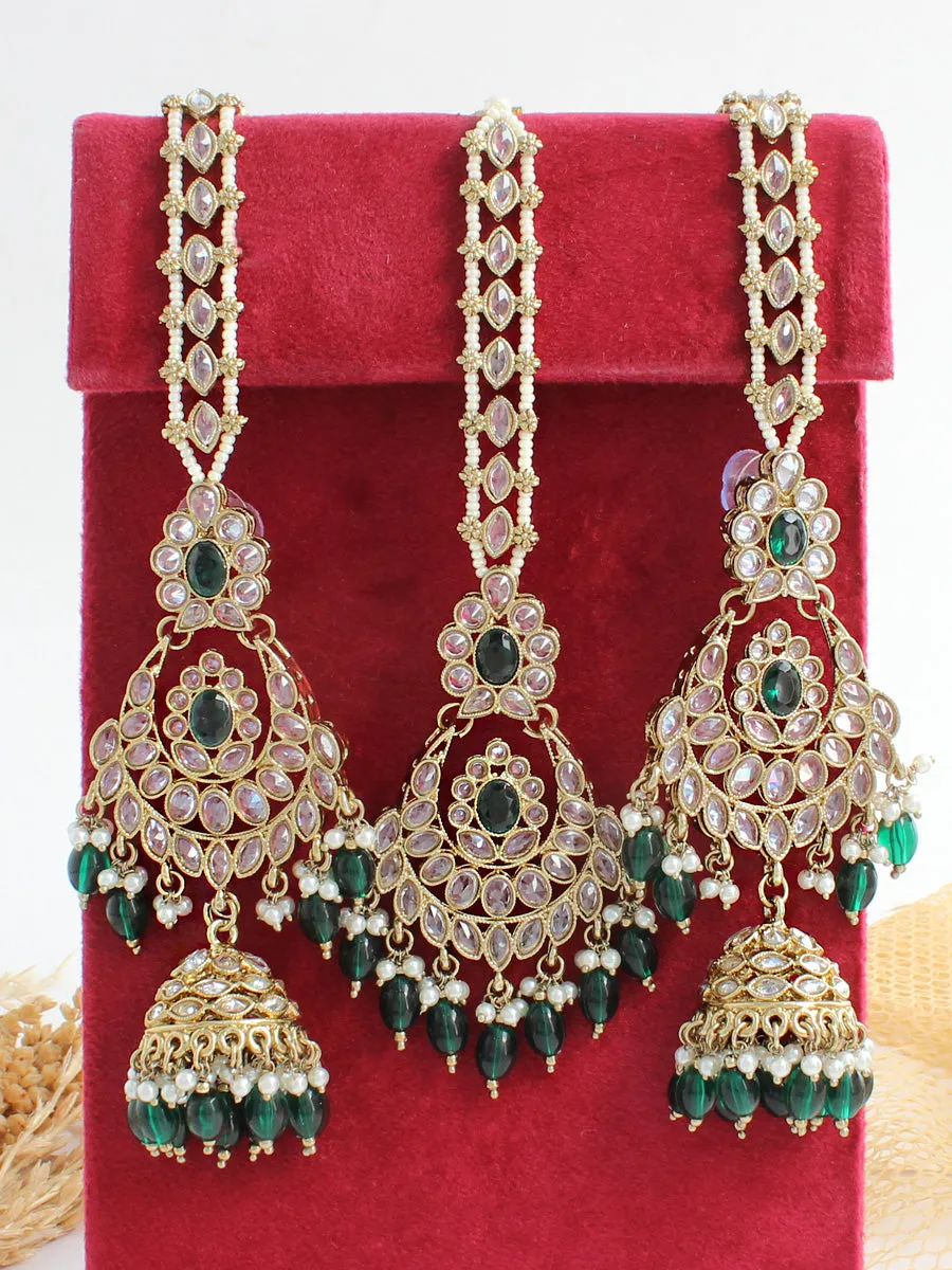 Ayeza Earrings & Tikka