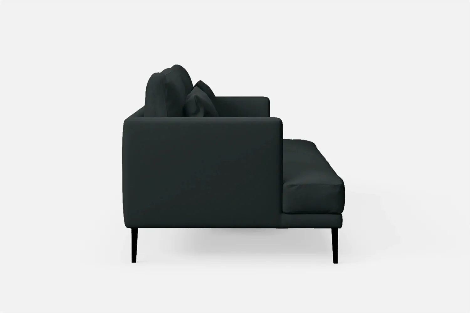 Bisceglie 2 Seater Sofa Slate Leather