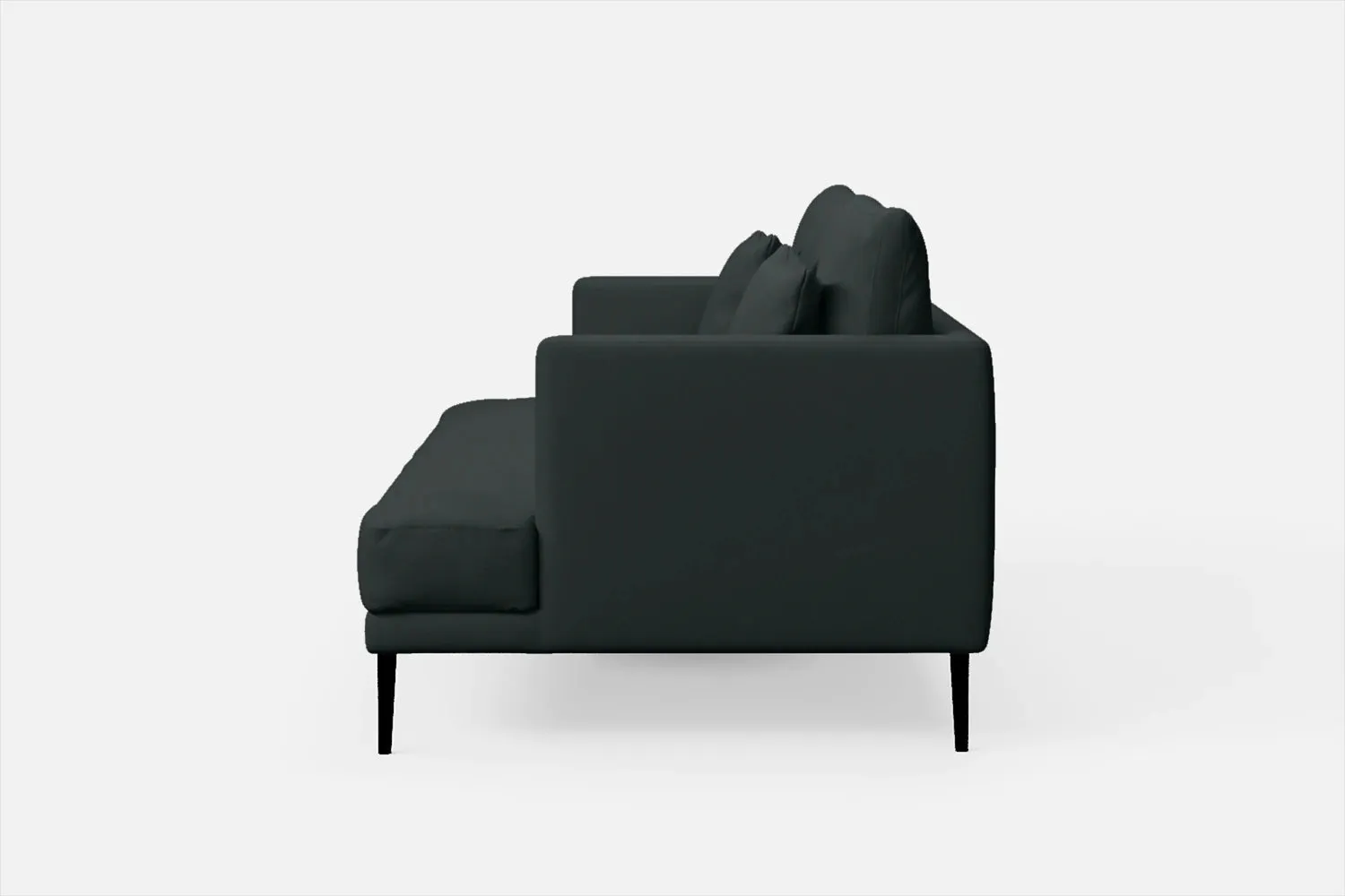 Bisceglie 2 Seater Sofa Slate Leather