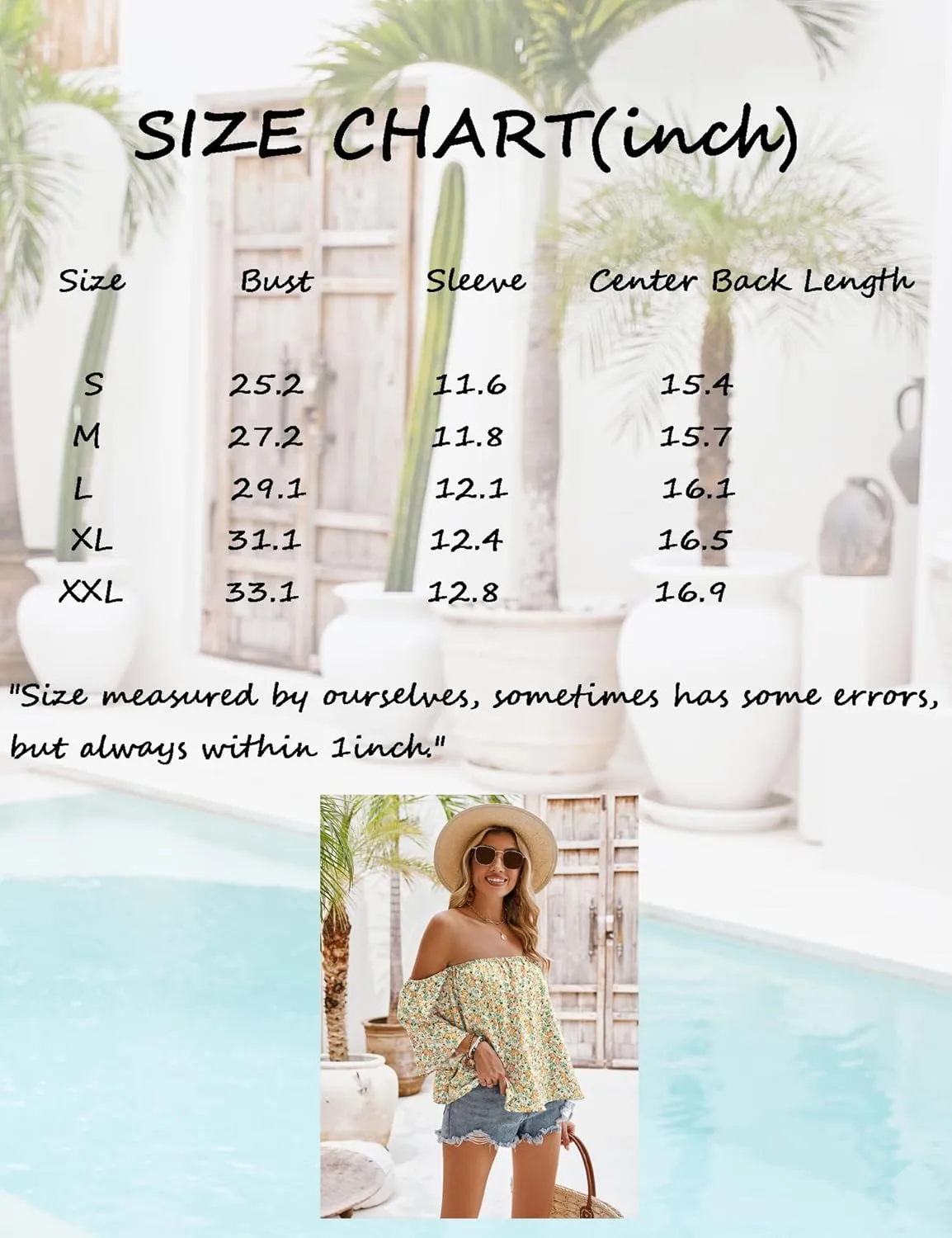 Bluetime Women Summer Off Shoulder Chiffon Blouse Ruffles Short Sleeves Tops Casual T Shirt