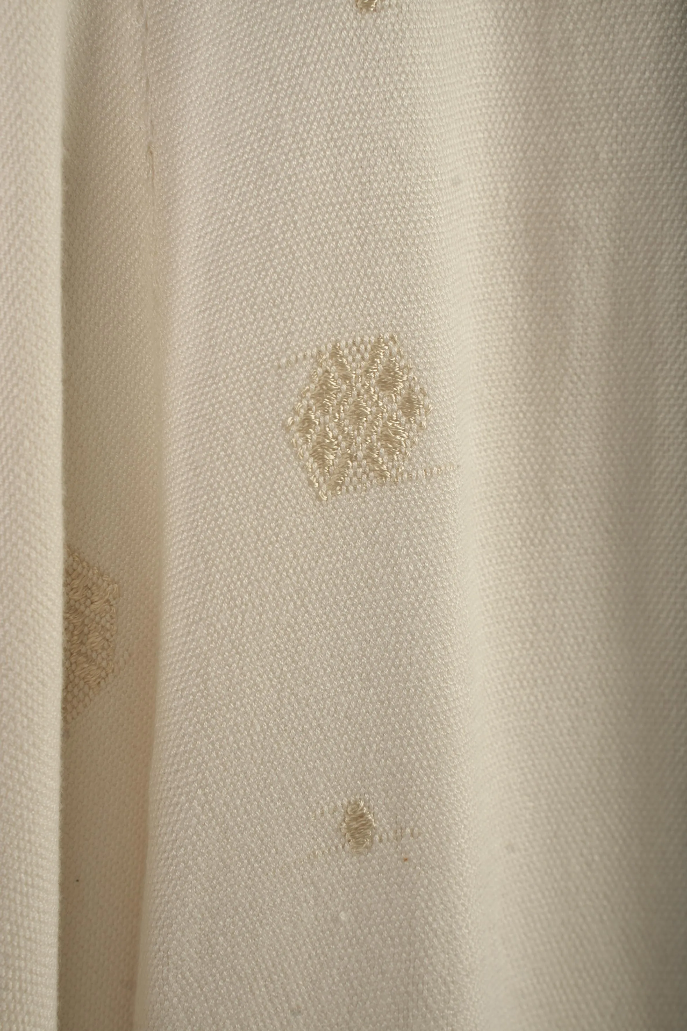 Clara Hand-Embroidered Guatemalan Tunic- Champagne