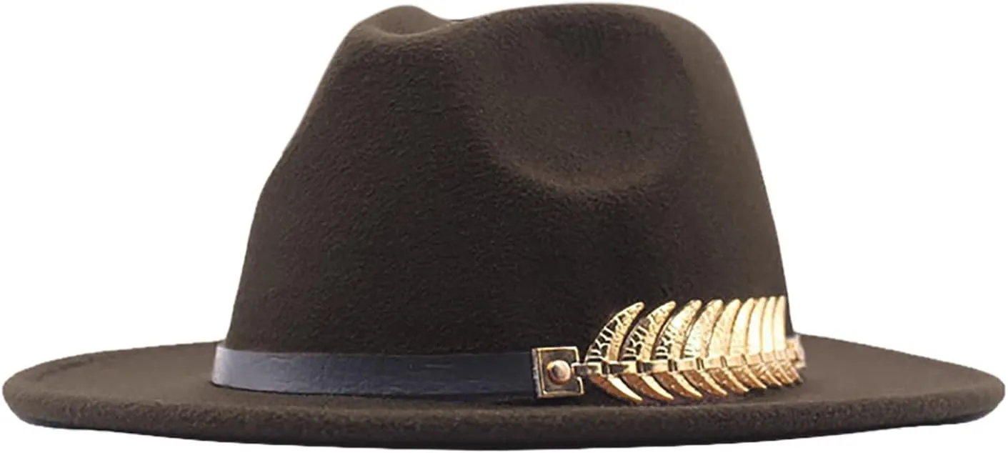 Classic Western Retro Felt Cowboy Cowgirl Hat for Women Men Cowboy Hat with Wide Brim Belt Clothes Accessory for Adults
