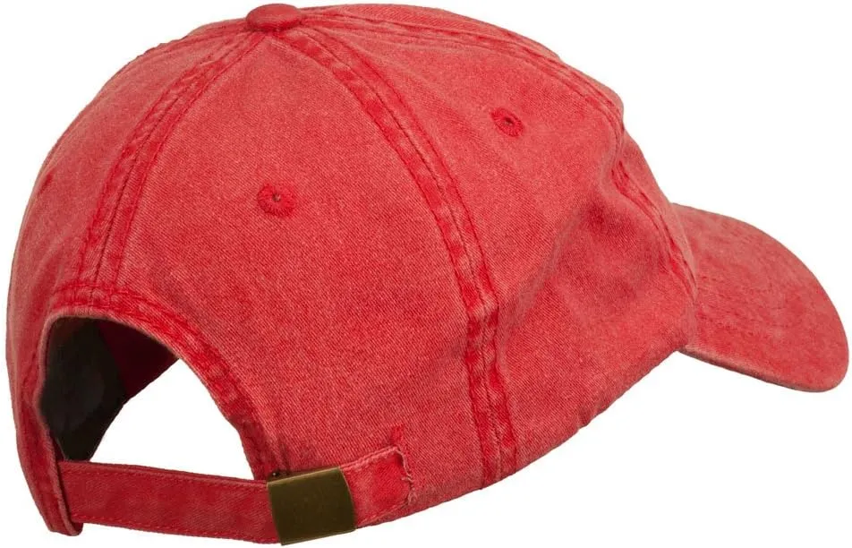 e4Hats.com Vietnam Veteran Embroidered Pigment Dyed Brass Buckle Cap