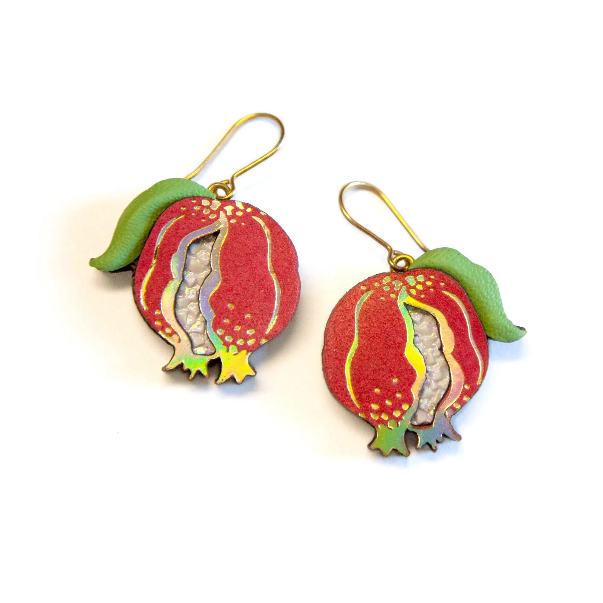 ENCHANTED POMEGRANATE . earrings
