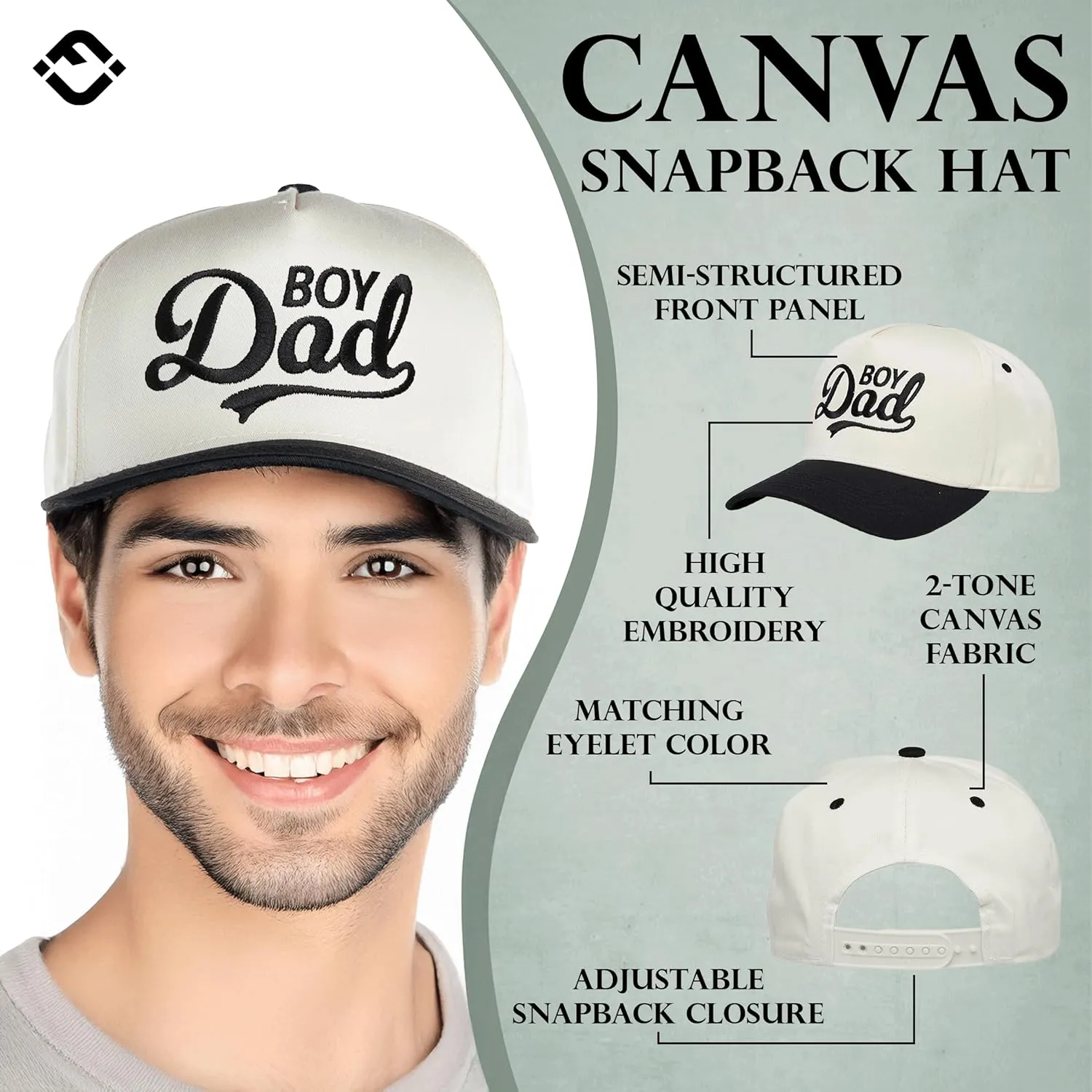 Funky Junque Canvas Snapback Trucker Hat - Father's Day, Funny Mom Hat, Baseball Cap for Mom & Dad
