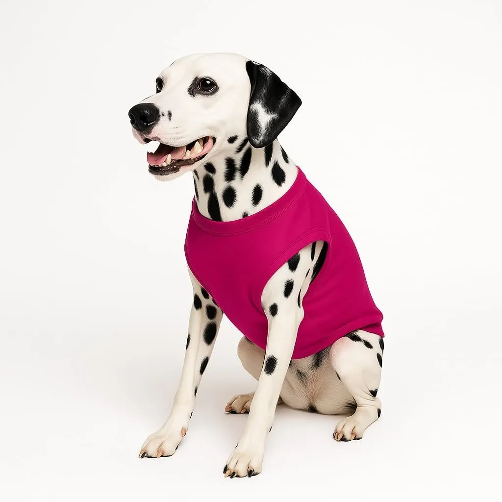 Happy Birthday Mom Dog Tee Shirt | Sleeveless | Pawty | Party Theme | Celebration Supplies | Photoshoot (Hot Pink, 2X-Large 168)