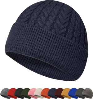 HiRui Knit Beanie Hats for Men Women Winter Hats Skull Caps Warm Classic Slouchy