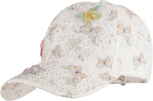 Hoce Fashion Rhinestone Denim Baseball Cap Studded Bling Hat for Women