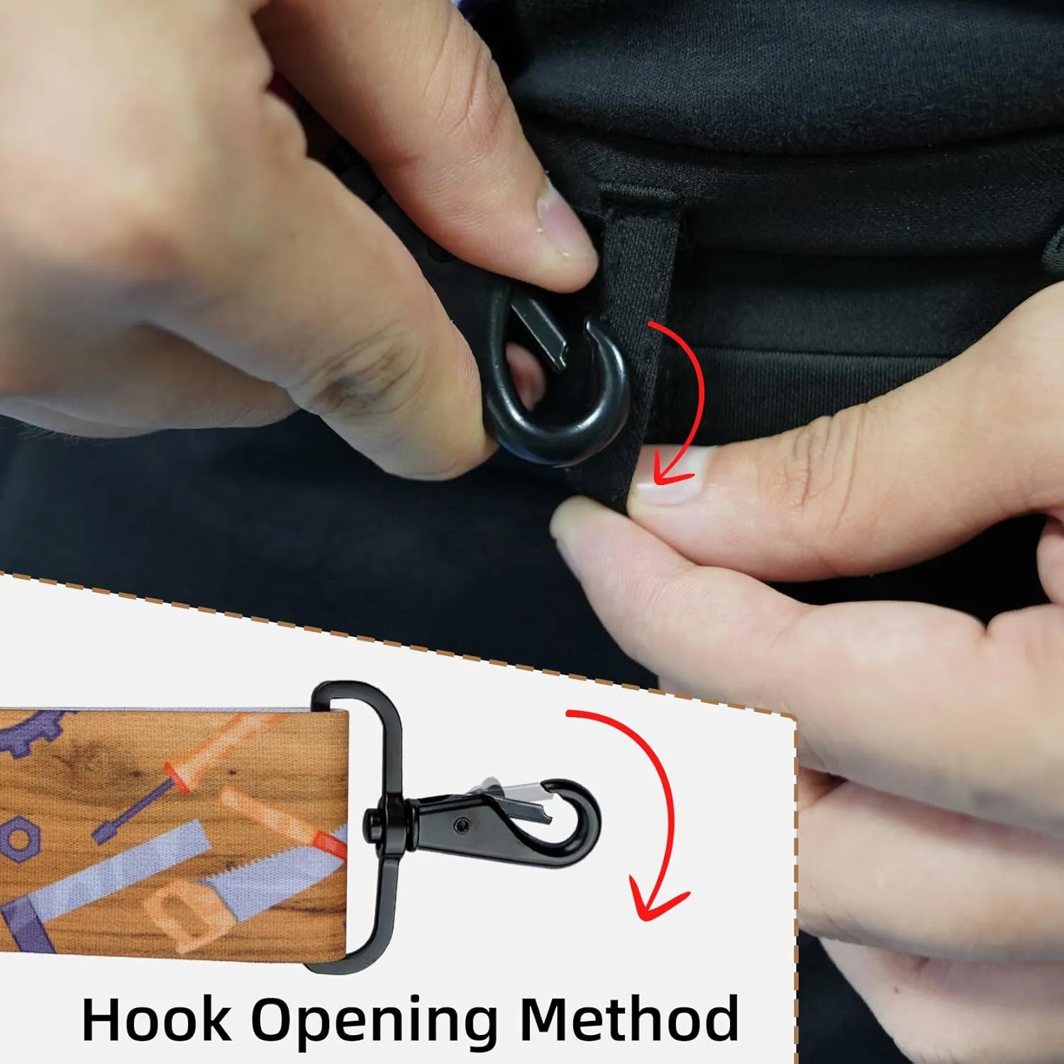 MELOTOUGH Men's Suspender 1.5/2 Inch Wide Suspenders Full Elastic X Back Suspender with Snap Hooks