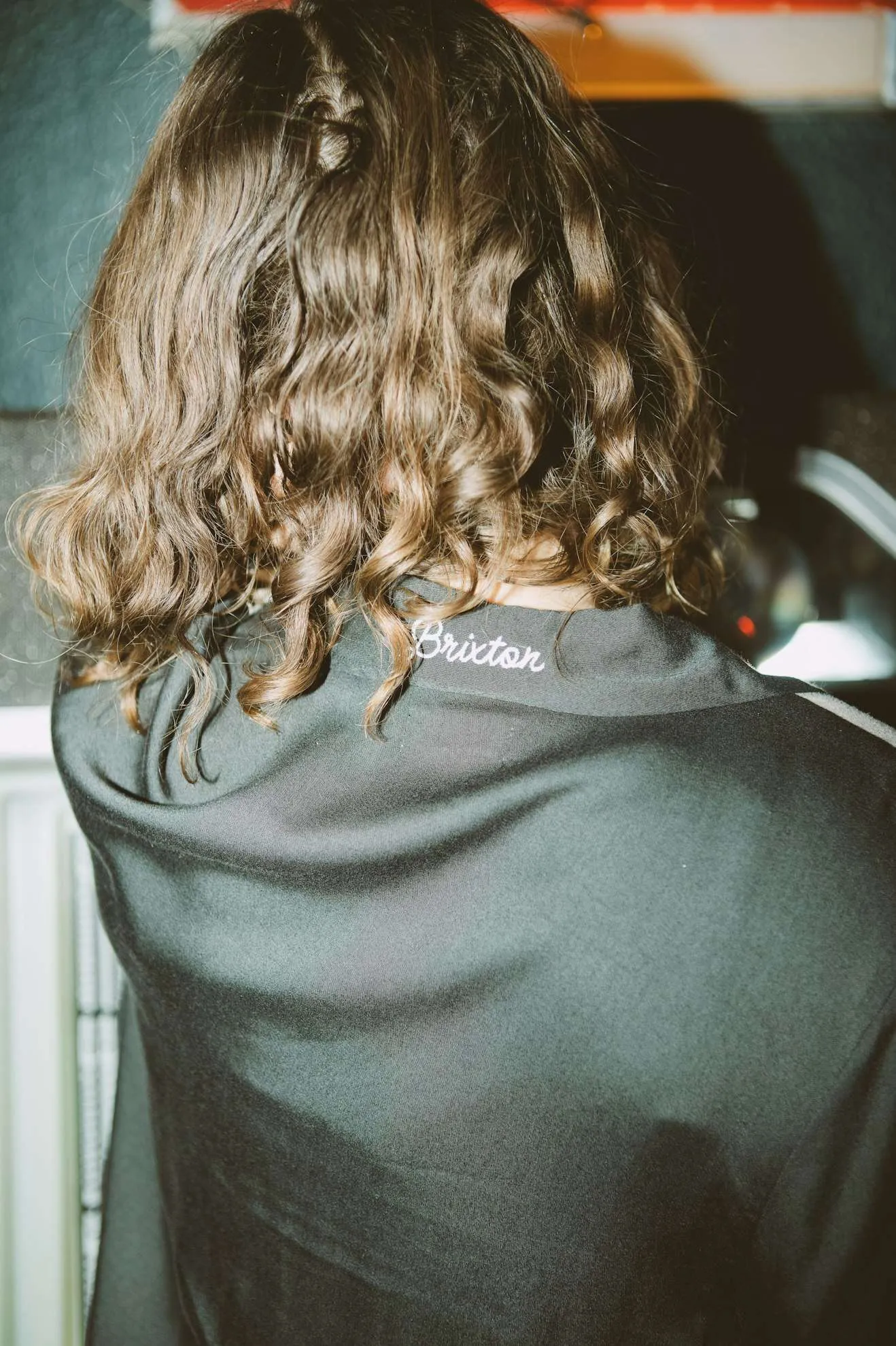 Silky S/S Bowling Shirt - Washed Black/Whitecap