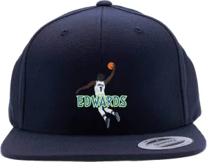 Snapback Anthony Edwards Minnesota AIR Dunk Hat Blue