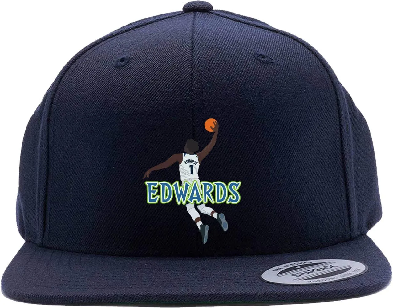 Snapback Anthony Edwards Minnesota AIR Dunk Hat Blue