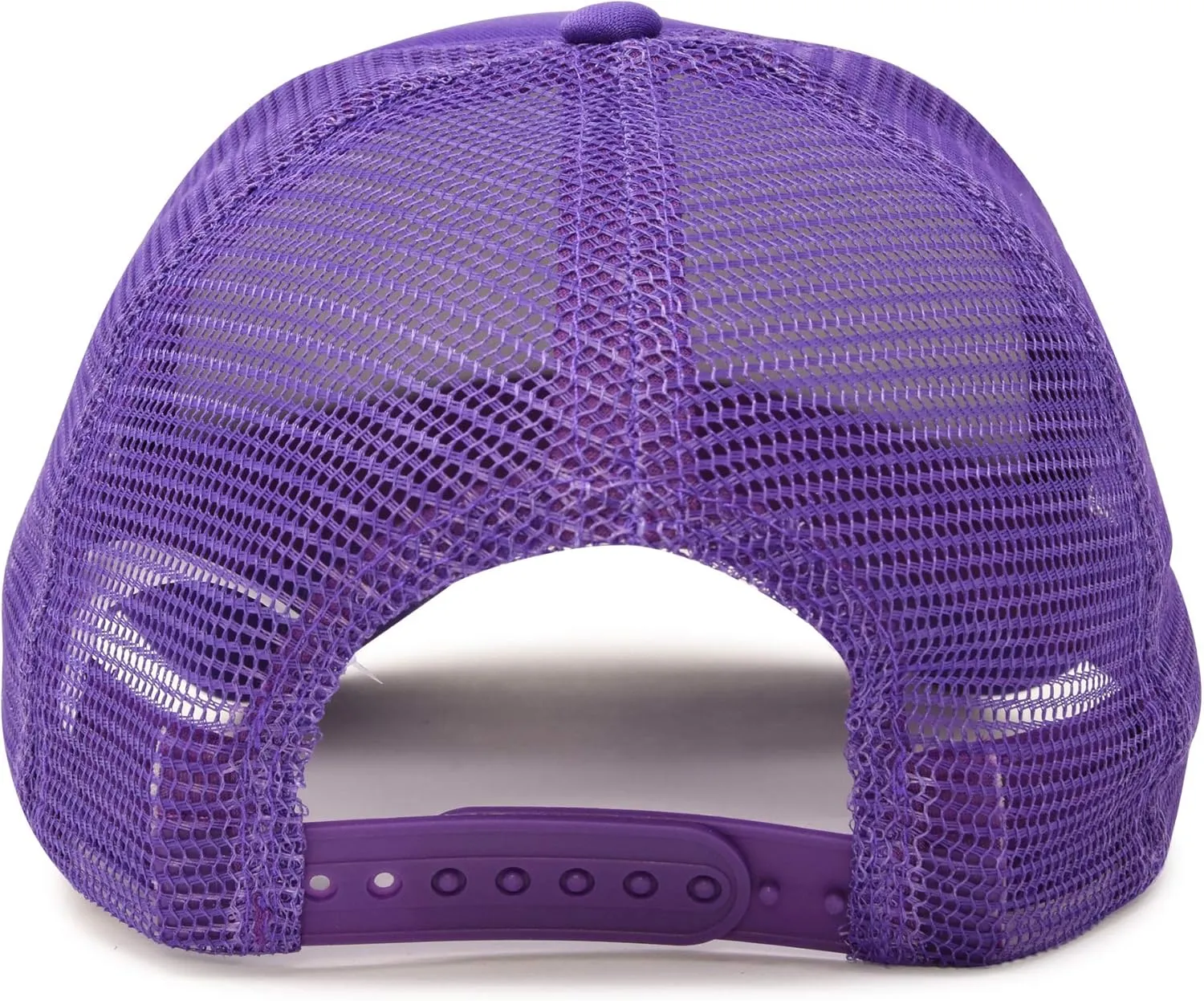 Trucker Hat Mesh Cap Solid Colors Lightweight with Adjustable Strap Small Braid
