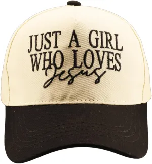 Two Tone Embroidered Lettering Baseball Cap
