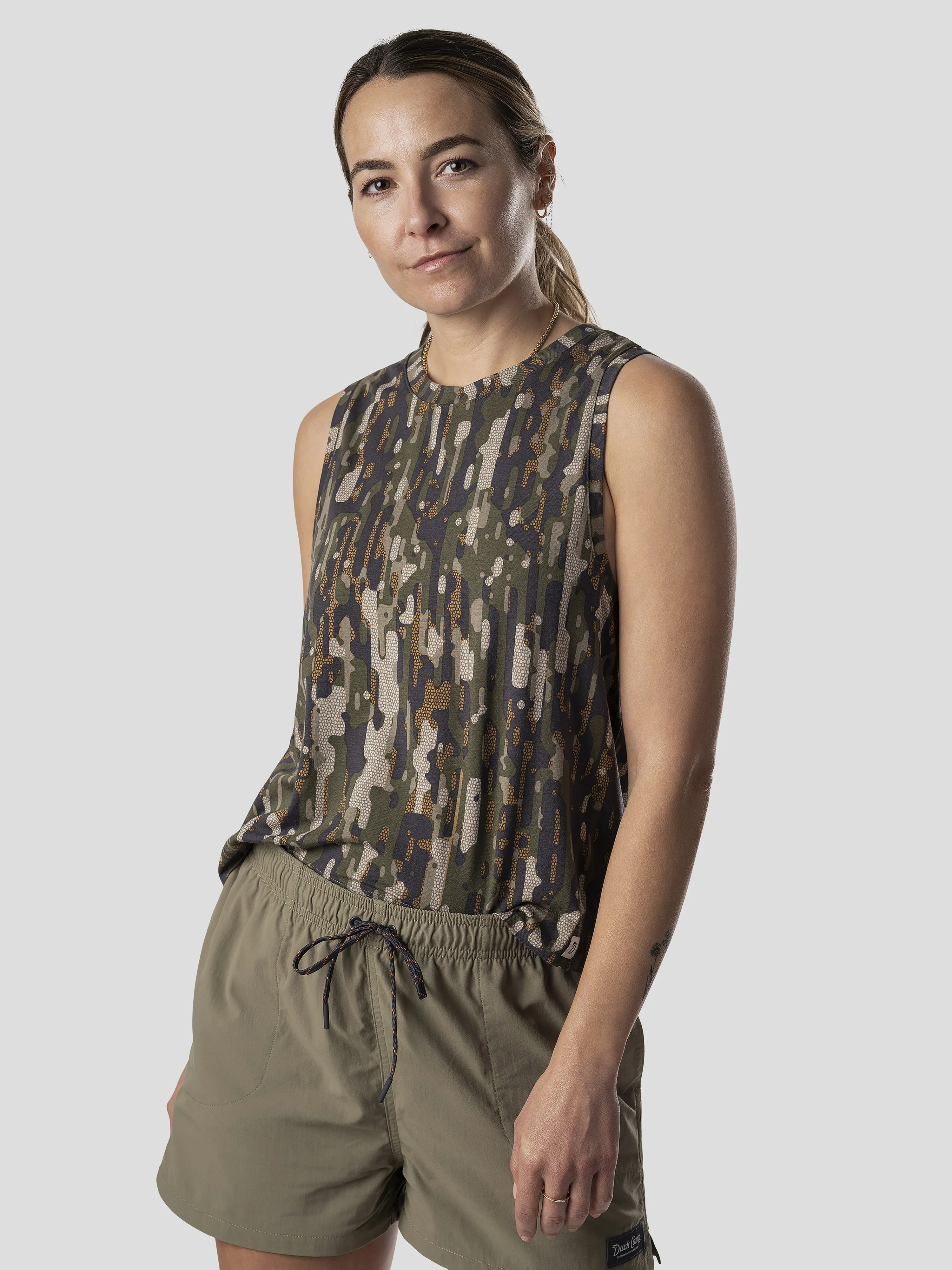 W's Original Bamboo Tank - Woodland